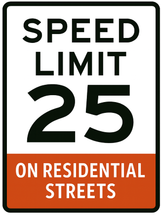 Speed Limit 25 on Streets thumbnail